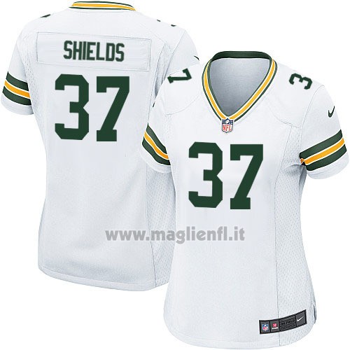 Maglia NFL Game Donna Green Bay Packers Shields Bianco